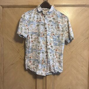 Cedar Wood Mens Short Sleeve Island Theme - S